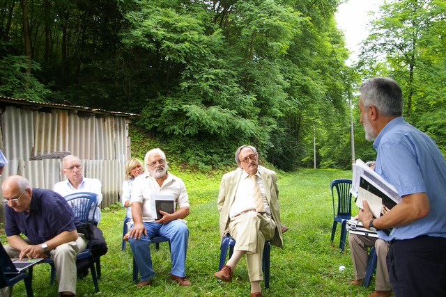 Dibattito sulle tematiche della gestione degli ambiti fluviali sviluppatasi al termine del Convegno.
