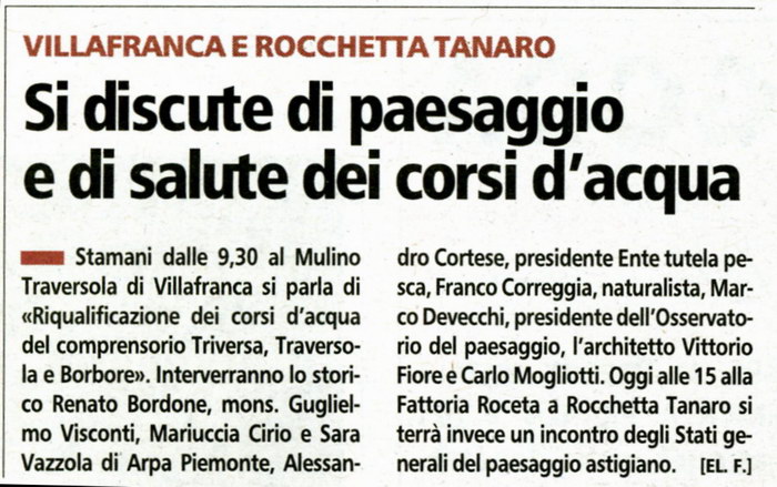 La Stampa - Sabato 12 luglio 2008