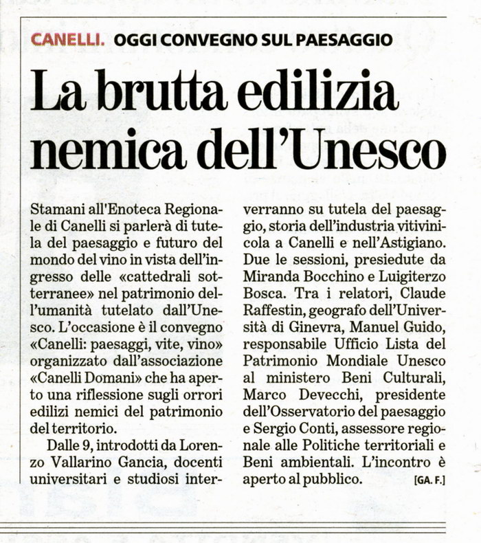 La Stampa - Sabato 13 settembre 2008