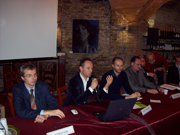 Partecipanti alla Tavola rotonda organizzata nell'ambito del Convegno, a cura della Commissione cultura dellOrdine Architetti, pianificatori, paesaggisti e conservatori della Provincia di Asti.