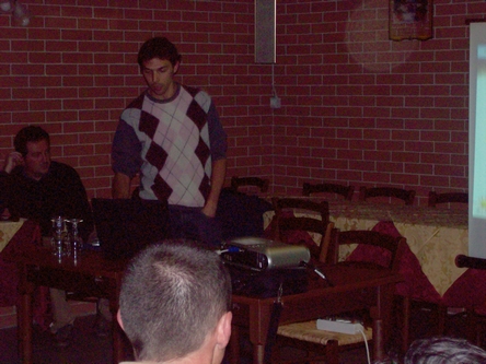 Dott. Franco Brignolo - Tecnico Settore ambiente della Provincia di Asti - Presentazione del Bando diretto alla Concessione di contributi ed incentivi in conto capitale per l'installazione di impianti solari e termici (Foto Giorgio Brosio).