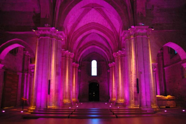 Veduta del Monastero di Santa Maria La Real ad Aguilar de Campoo in Spagna. 