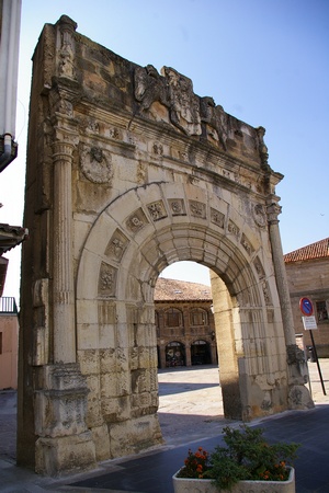 Veduta di Aguilar de Campoo in Spagna.