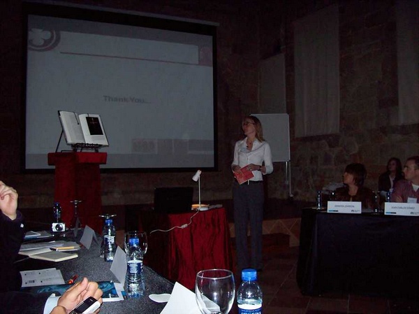  Presentazione da parte di Martina Maass dell'attività svolta dall'Ente del Turismo della Turingia.
