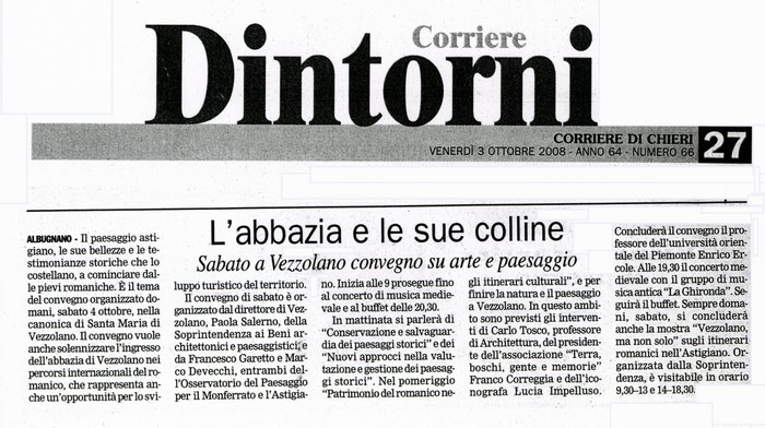 Corriere di Chieri - Venerdì 3 ottobre 2008