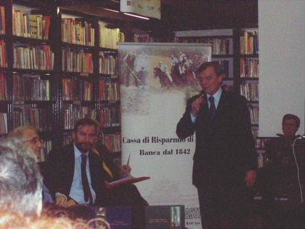Introduzione alla Tavola rotonda da parte del Presidente della Cassa di Risparmio di Asti, Dott. Aldo Pia.