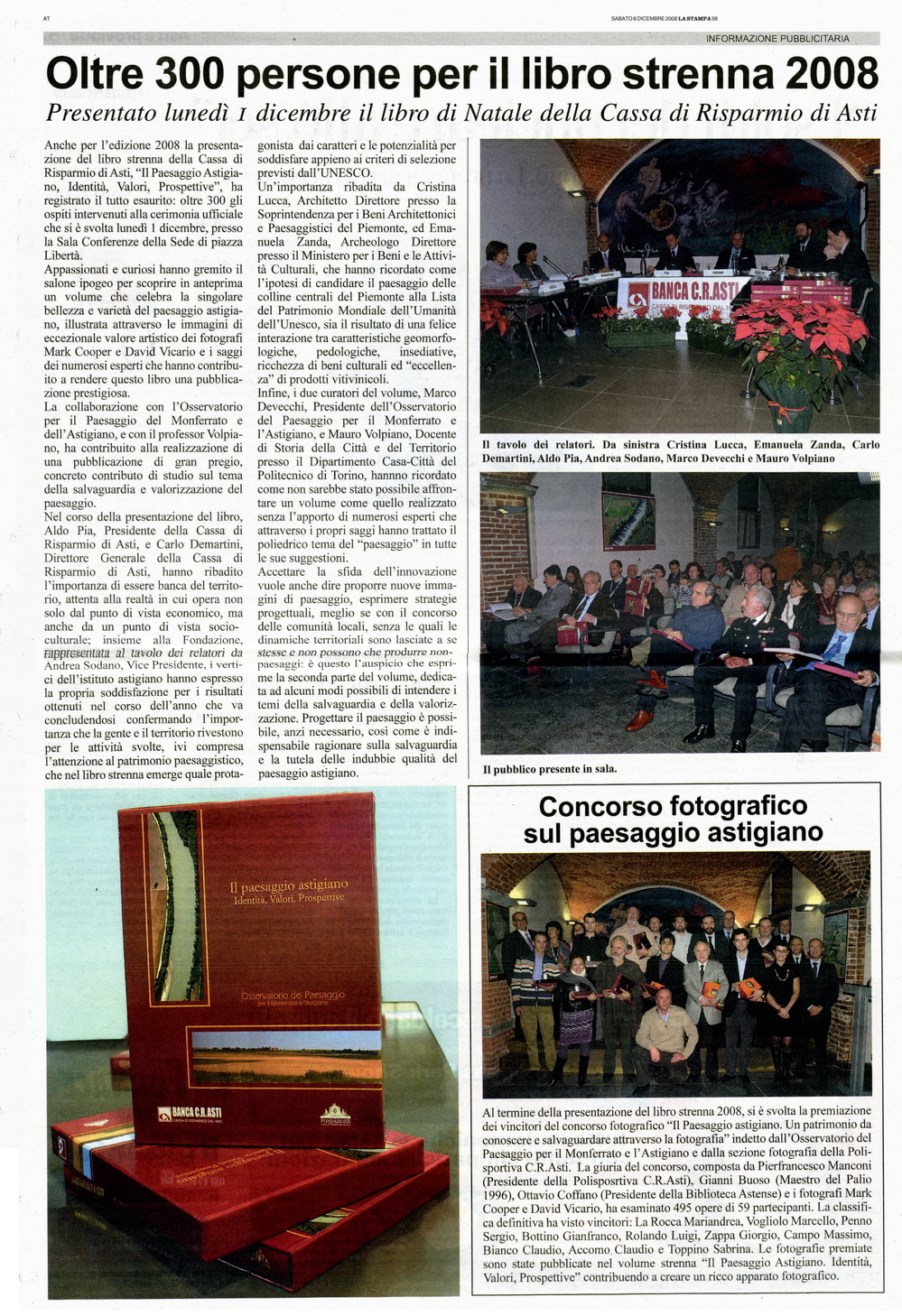  La Stampa (Sabato 6 dicembre 2008)