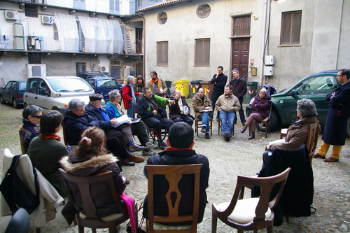 Partecipanti alla riunione preparatoria degli Stati generali del paesaggio, tenutasi nel cortile dell'Ente parchi astigiani il giorno sabato 23 febbraio 2008: Erildo Ferro, Franco Correggia, Luca Chiusano, Dino Barrera, Pietro Efisio, Catterina Simonelli, Giulia Piantadosi, Marco Bianchi, Ernesto Doglio Cotto, Laurana Lajolo, Marco Devecchi, Paola Grassi, Mario Malandrone, Romagnolo, Marco Maccagno, Marco Maranzana, Emanuele Cotti, Claudio Gallo, Gianfranco Miroglio e Giorgio Musso.