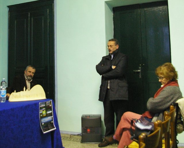 Saluto iniziale del Sindaco Franco Bosia del Comune di Antignano (Foto Enrico Griseri).