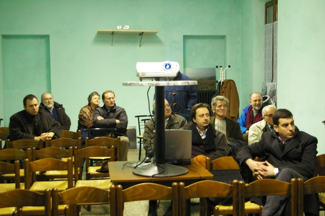 Veduta del pubblico presente in sala in occasione della Sesta sessione degli Stati generali del paesaggio ad Antignano su "Il paesaggio è una risorsa favorevole all`economia .