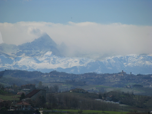 Veduta del Monviso da Antignano - Foto di Luca Chiusano