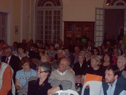 Pubblico presente in sala al Secondo incontro degli Stati generali del Paesaggio a Rocca d'Arazzo