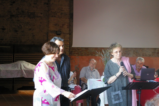  Milena Audenino, Alessandra Silvano, Guido Giovanella in "Ascolta la voce del fiume"