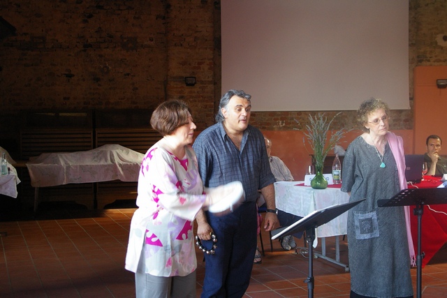  Milena Audenino, Alessandra Silvano, Guido Giovanella in "Ascolta la voce del fiume"