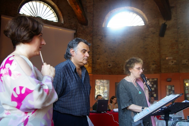  Milena Audenino, Alessandra Silvano, Guido Giovanella in "Ascolta la voce del fiume"