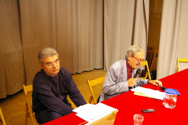 Presentazione da parte del Moderatore, Prof. Renato Bordone, del Dott. Franco Correggia, Presidente dell`Associazione "Terra, Boschi, Gente e Memorie".