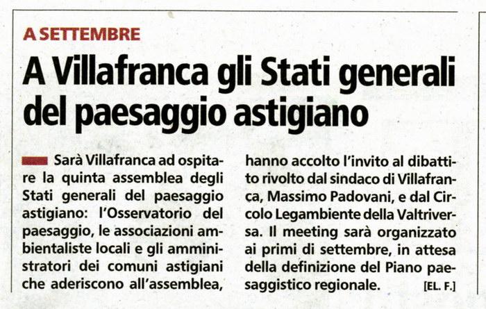 La Stampa - Domenica 17 agosto 2008