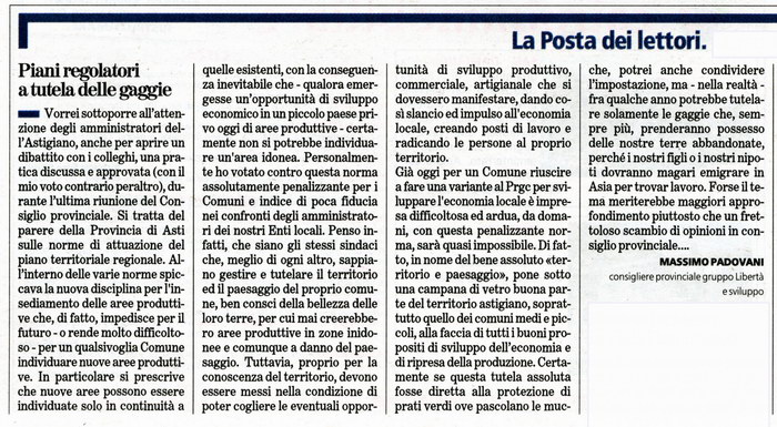 La Stampa - Domenica 27 luglio 2008