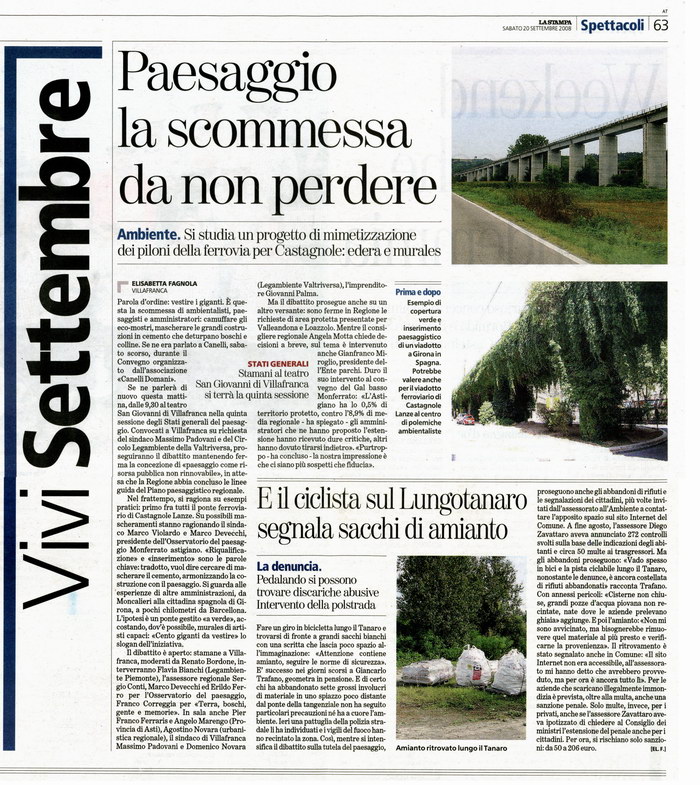  La Stampa - Sabato 20 settembre 2008