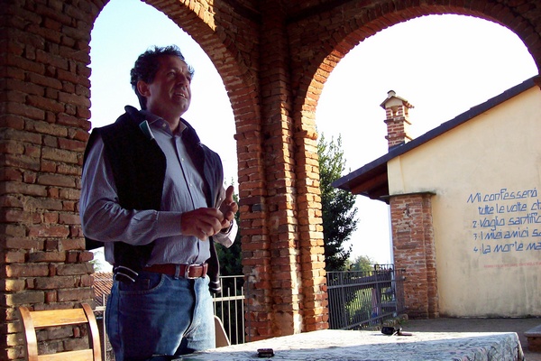 Riflessione sul tema delle trasformazioni del paesaggio agrario da parte del Presidente Giorgio Ferrero della Coldiretti Piemonte (Foto Francesco Devecchi)