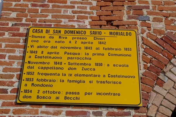 Casa di San Domenico Savio a Morialdo