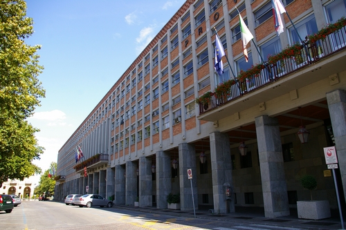 Veduta del Palazzo della Provincia di Asti