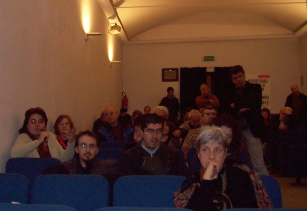 Veduta del pubblico presente in sala al Convegno "Chi ha paura del Bosco?"