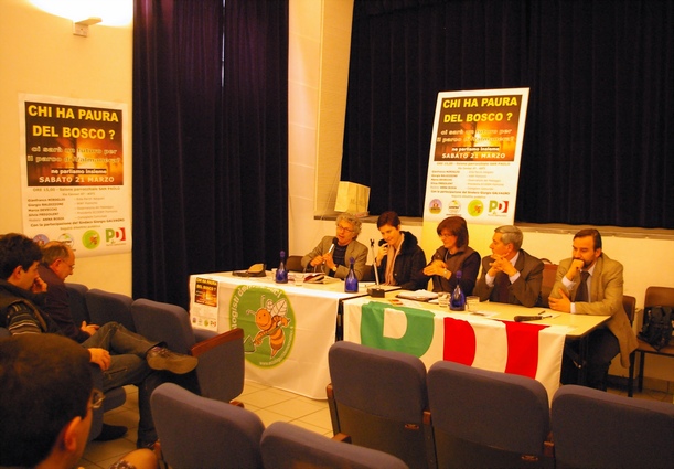 Relazione di Gianfranco Miroglio, Presidente dell'Ente Parchi Astigiani. Foto di Valentina Cerigo.