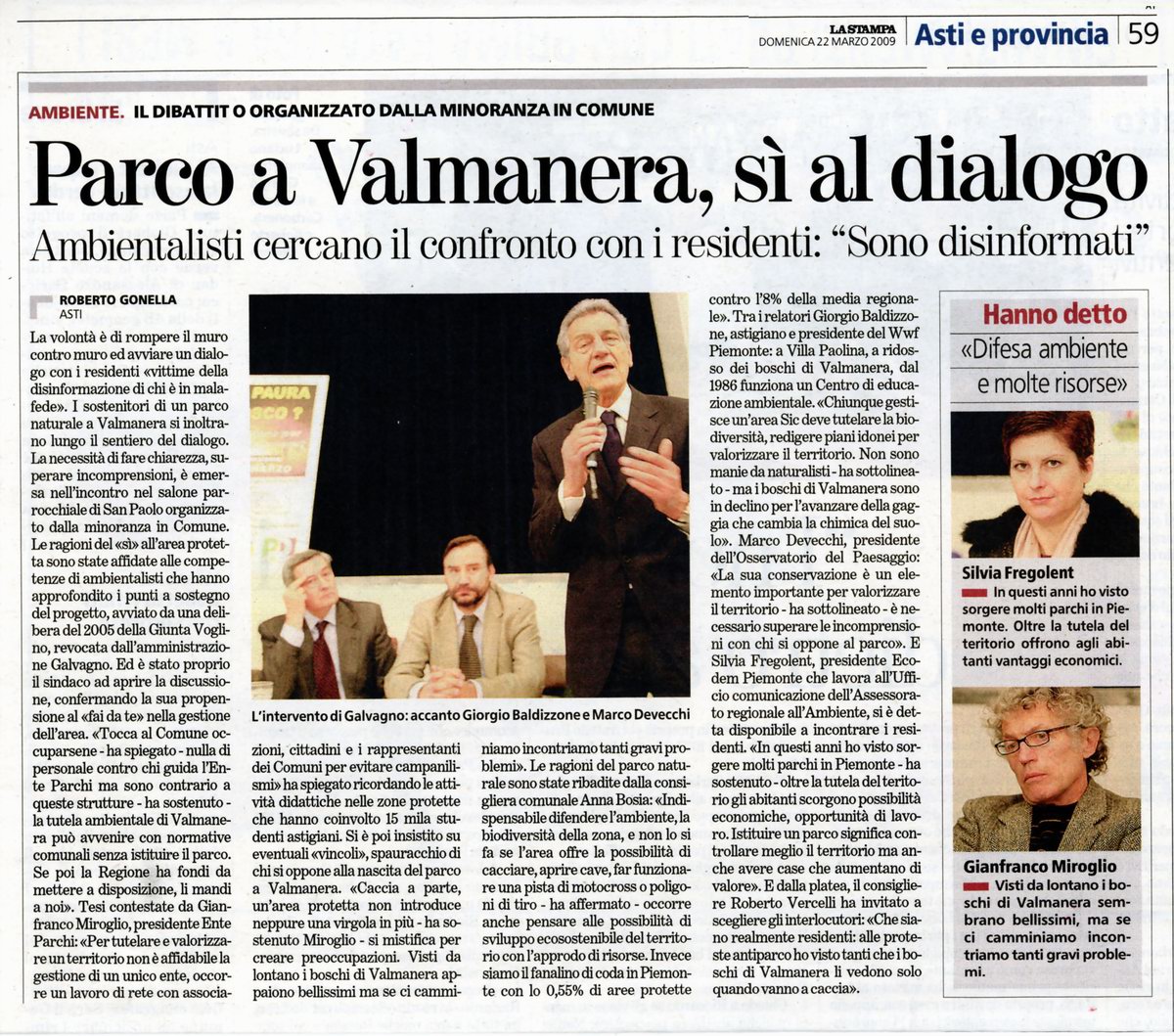 La Stampa - Domenica 22 marzo 2009