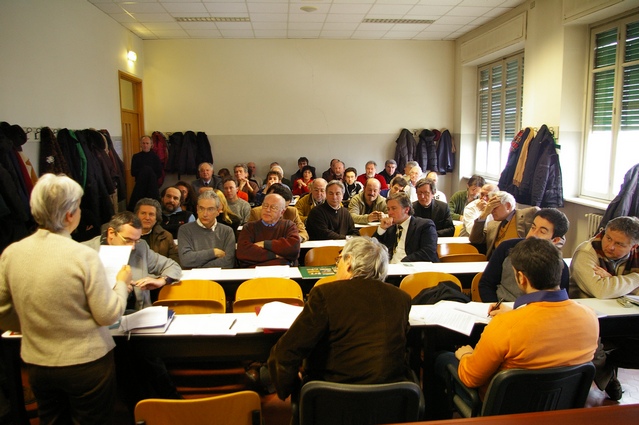 Pubblico presente in sala in occasione dell'Assemblea generale dell'Osservatorio del Paesasggio.