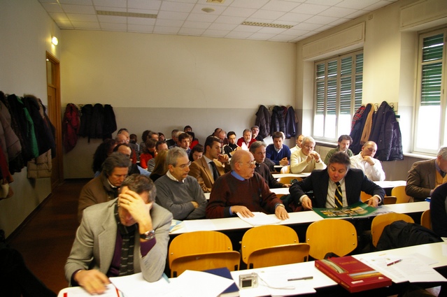 Pubblico presente in sala in occasione dell'Assemblea generale dell'Osservatorio del Paesasggio.