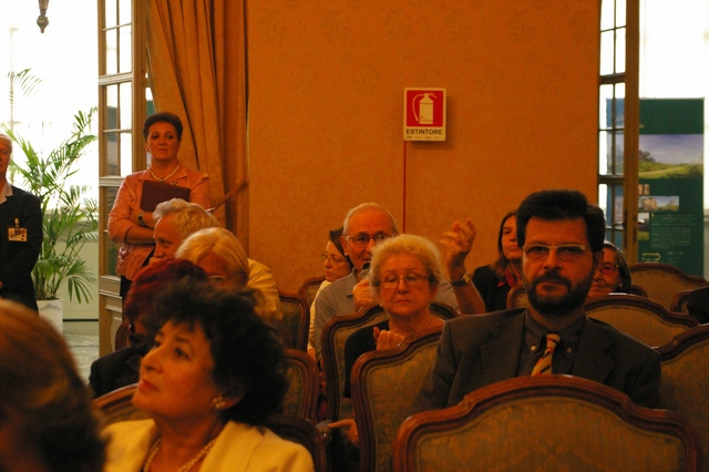 Contributo alla discussione da parte del Prof. Aldo Settia (Foto Sabrina Toppino).