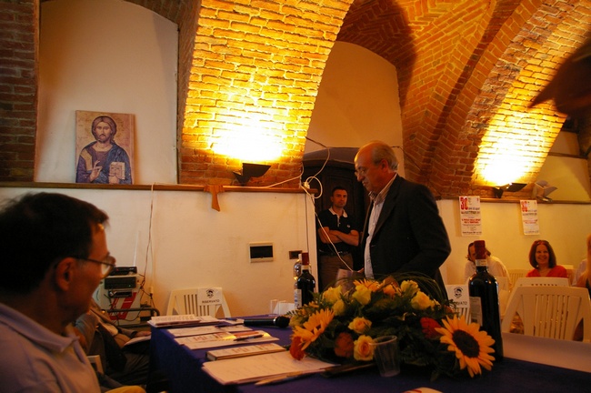 Saluto iniziale del Sindaco di Antignano, Angelo Borgogno.