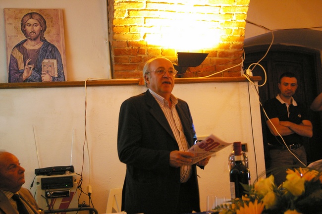 Saluto iniziale del Sindaco di Antignano, Angelo Borgogno.