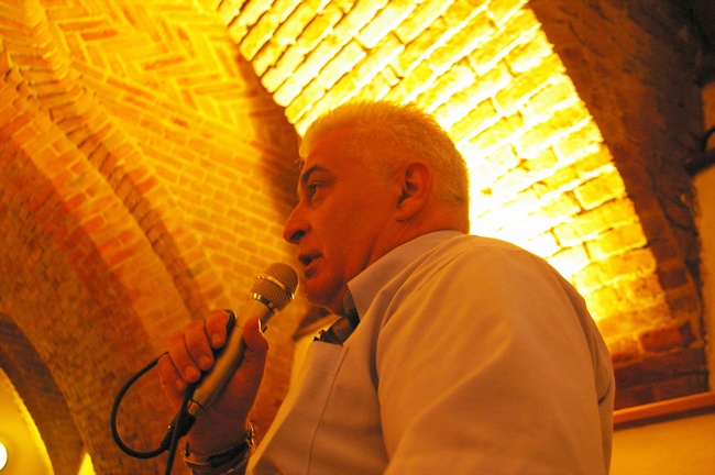 Saluto iniziale di Piervincenzo Armosino, Presidente della Polisportiva Liberta di Antignano.