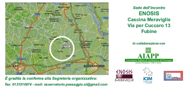 Depliant di Invito al Convegno su "Valorizzazione del paesaggio come strumento di sviluppo compatibile"