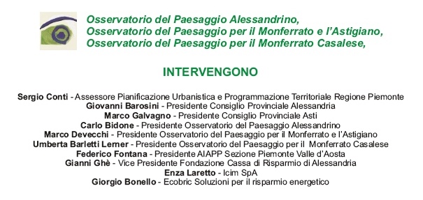 Depliant di Invito al Convegno su "Valorizzazione del paesaggio come strumento di sviluppo compatibile"