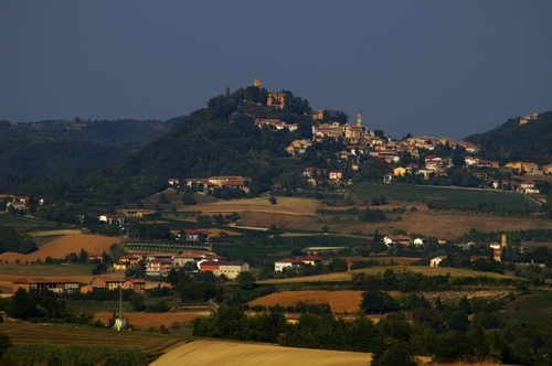 Veduta del pregevolissimo paesaggio agrario di Villadeati (AL).