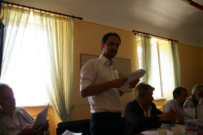  Lettura da parte di Andrea Cavaliere del Protocollo d'intesa tra gli Osservatori piemontesi del paesaggio per la Costituzione della Rete regionale.