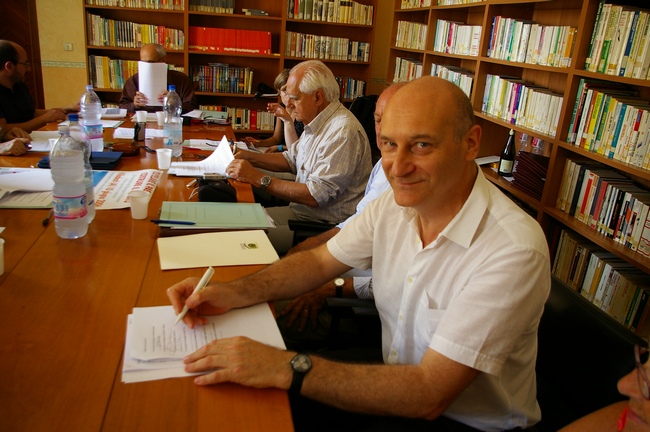  Firma del Protocollo d'intesa tra gli Osservatori regionali del paesaggio per la costituzione della Rete regionale da parte di Carlo Bidone dell'Osservatorio del Paesaggio Alessandrino.