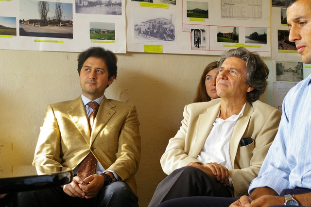 Nella foto l'Arch. Giovanni Currado e il Dott. Ernesto Doglio Cotto (Foto di Paola Grassi).