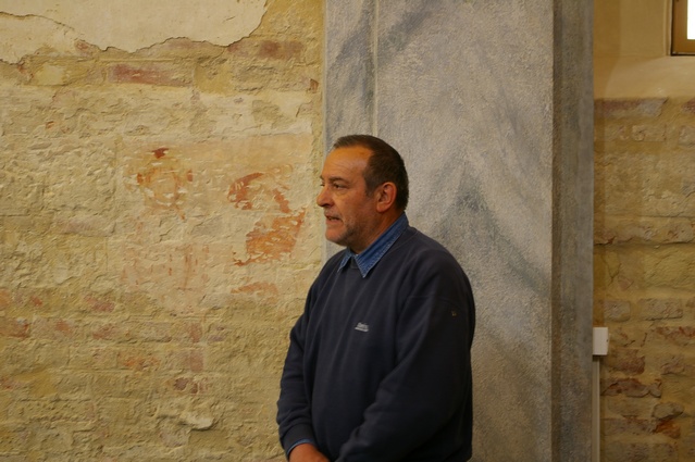  Saluto di benvenuto da parte del Rettore Umberto Re della Chiesa romanica della Madonna della Neve a Castell'Alfero.