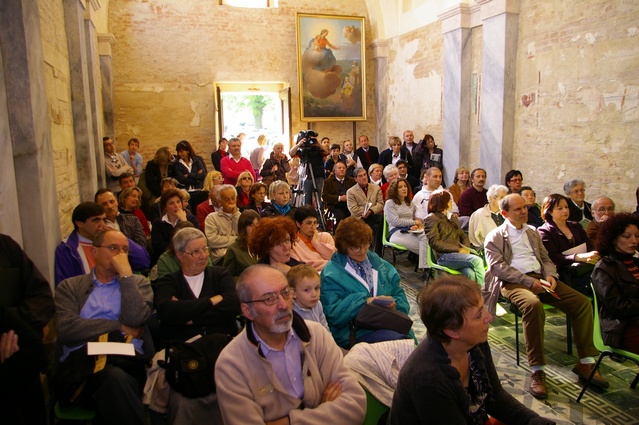 Veduta del folto pubblico presente al Concerto di Musica medioevale