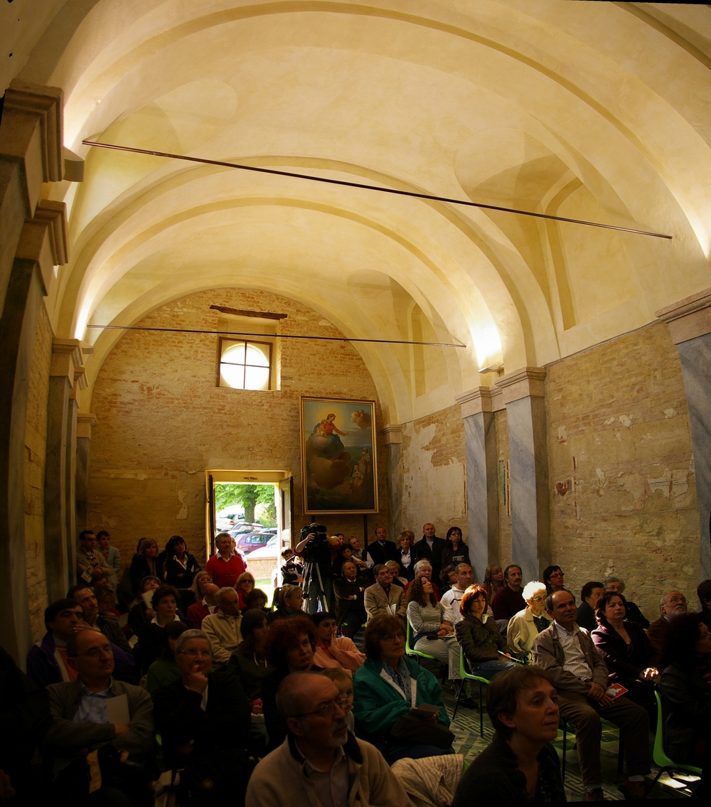 Veduta del folto pubblico presente al Concerto di Musica medioevale