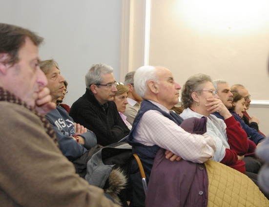 Veduta del folto pubblico presente in sala.