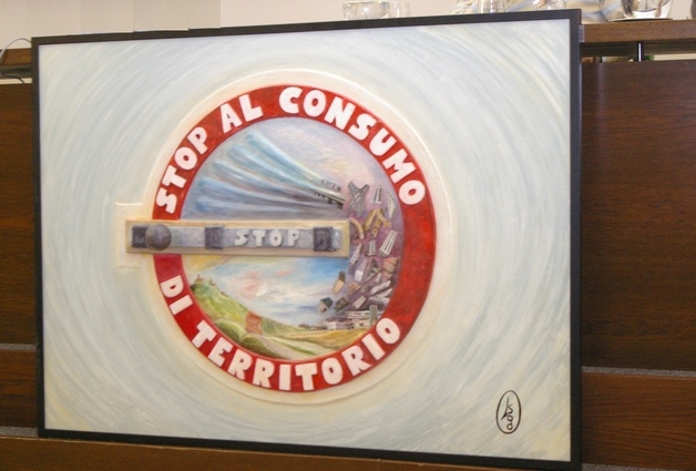 Bellissimo Logo della campagna nazionale "Stop al Consumo di Territorio"