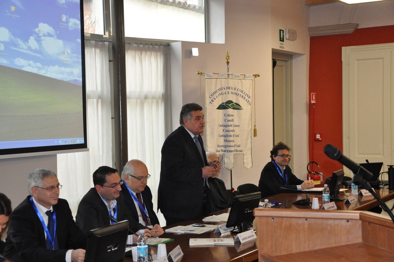 Saluto del Dott. Giovanni Borriero - Presidente della Comunità collinare "Tra Langa e Monferrato" e Sindaco di Costigliole d Asti.