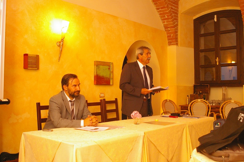Presentazione della Richiesta di Dichiarazione di notevole interesse pubblico del Paesaggio di Isola Villa da parte del Sindaco di Isola d'Asti, Ing. Franco Cavagnino  (Foto di Alessandro Risso).