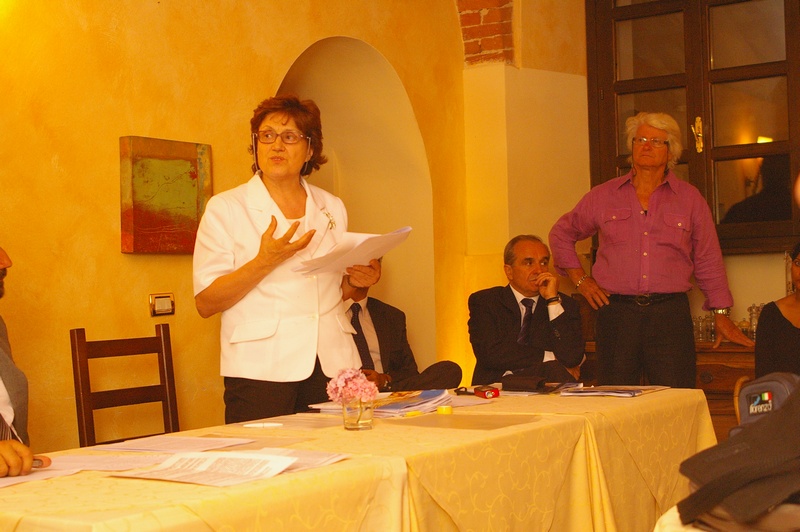 Relazione dellArch. Mariella Olivier, Direttore della Programmazione strategica, Politiche territoriali ed Edilizia della REGIONE PIEMONTE (Foto di Alessandro Risso).