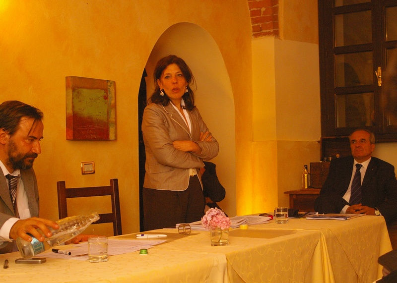 Relazione dellArch. Irma Visalli, Urbanista e curatrice con successo del procedimento di Candidatura delle Dolomiti a far parte del Patrimonio dellUmanità dellUnesco (Foto di Alessandro Risso).